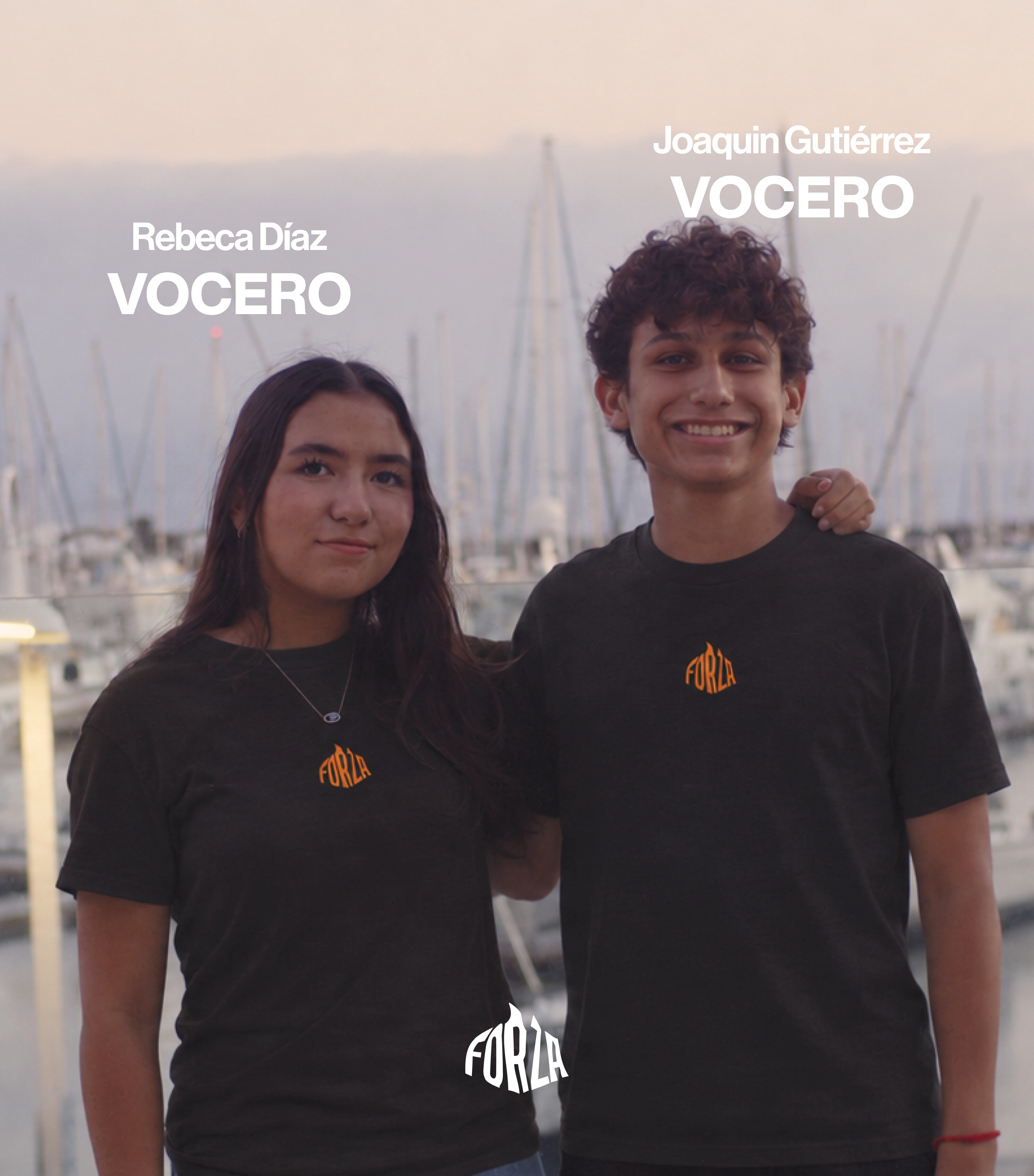 Vocales de noveno grado de FORZA